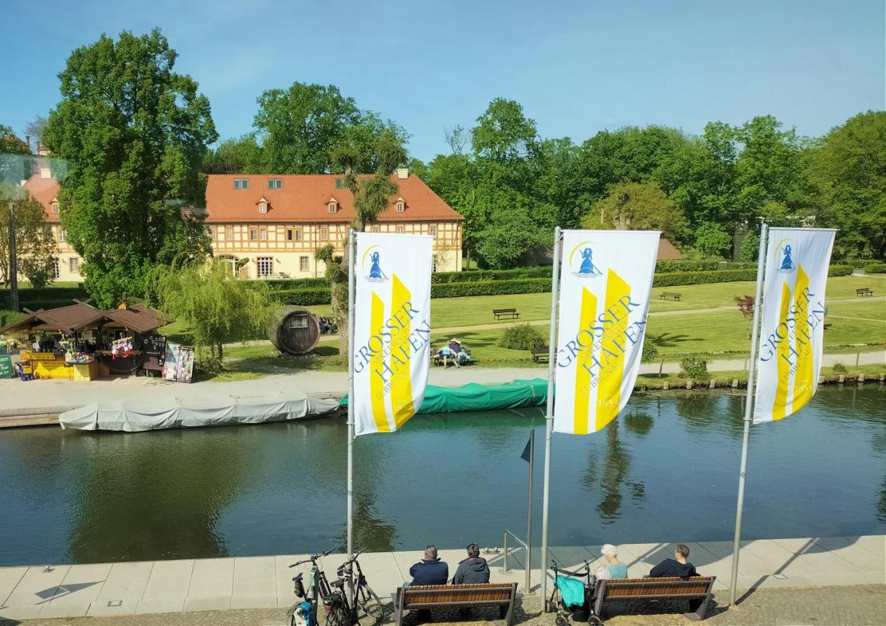 Spree. Hotel Am Hafen لوبنو المظهر الخارجي الصورة